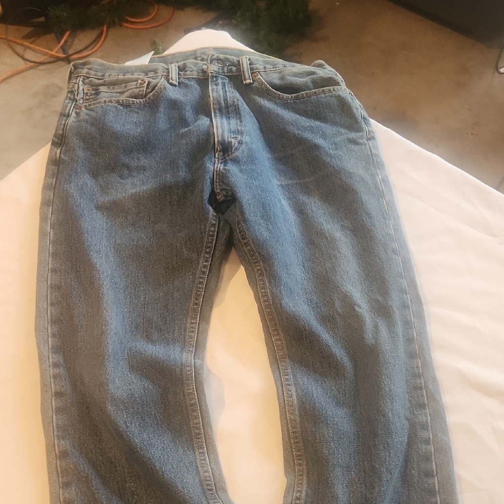 Levi's 505 Relaxed Fit Blue Jeans